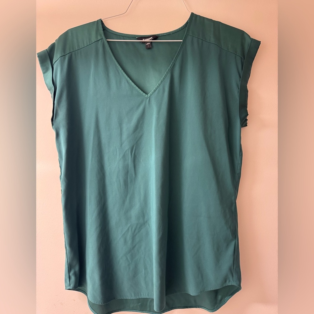 Express Emerald Green Blouse
